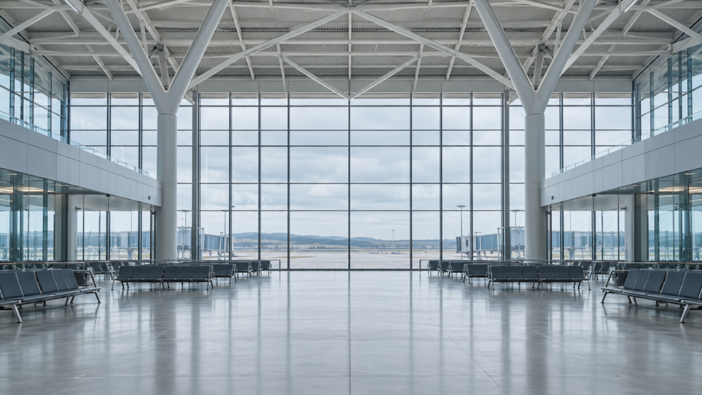 Empty Airport Terminal